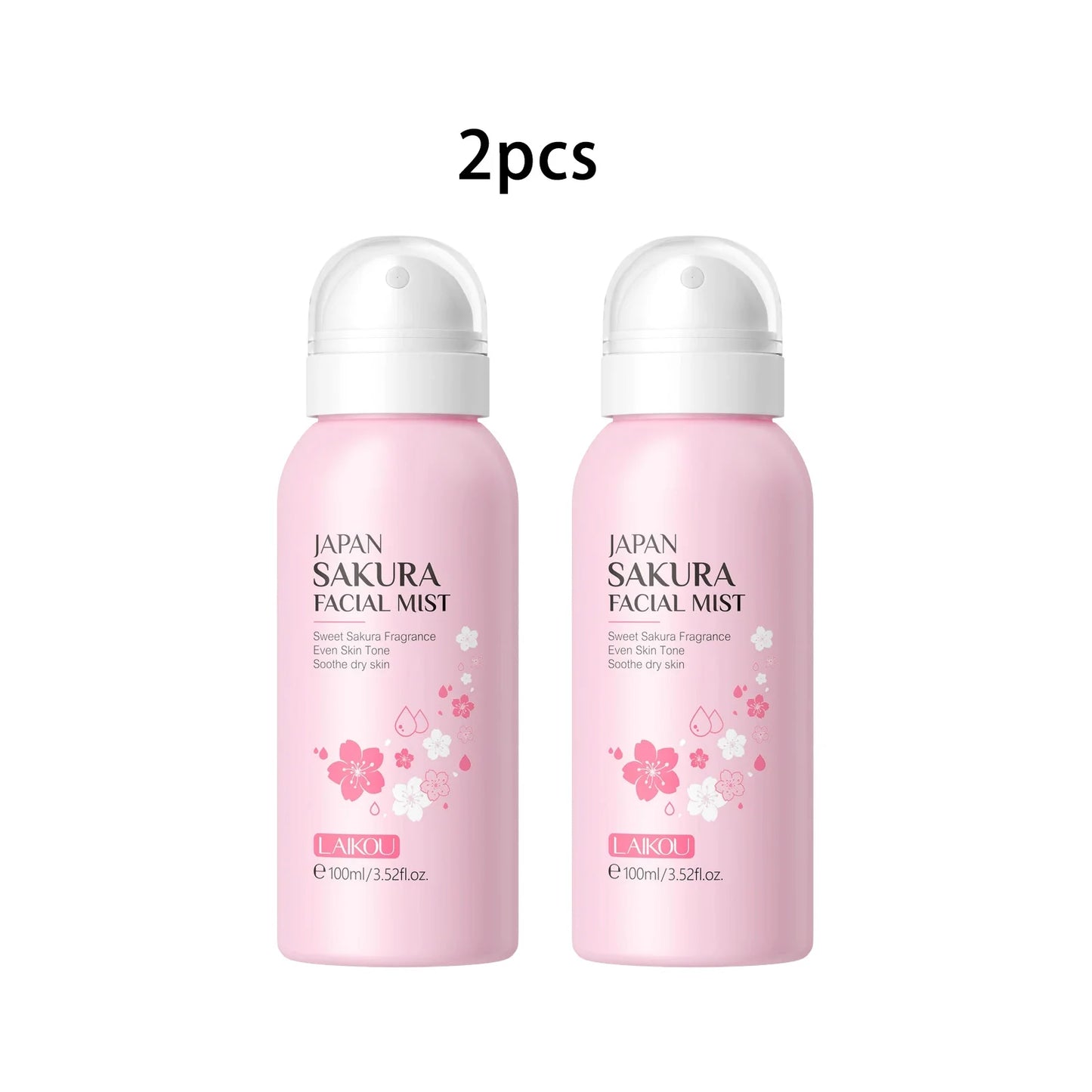 LAIKOU Sakura Toner Hydrating Moisturize Gentle Repair Brightening Skin Improve Glow Serum Toner Spray 100ml