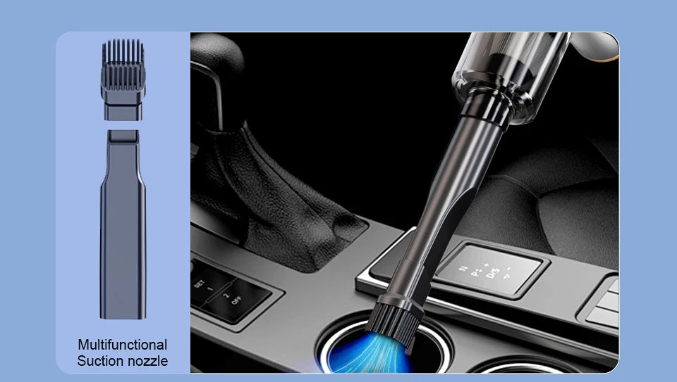 SZUK New Mini Car Vacuum Cleaner Powerful 17000PA Cleaning Machine Strong Suction Handheld Portable Wireless Vacuum Cleaner Car www.alshaheen.shop