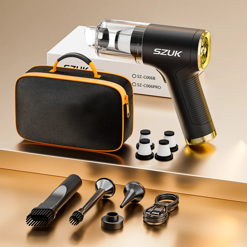 SZUK New Mini Car Vacuum Cleaner Powerful 17000PA Cleaning Machine Strong Suction Handheld Portable Wireless Vacuum Cleaner Car www.alshaheen.shop