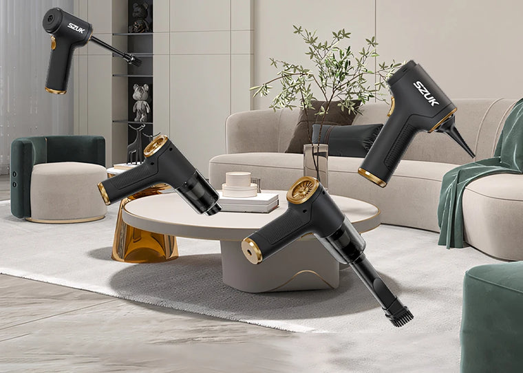 SZUK New Mini Car Vacuum Cleaner Powerful 17000PA Cleaning Machine Strong Suction Handheld Portable Wireless Vacuum Cleaner Car www.alshaheen.shop