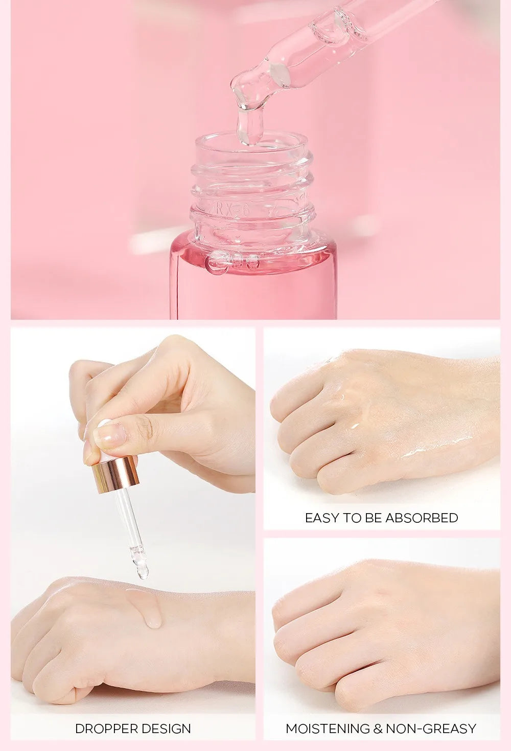 Laikou Sakura Brighting Skin Face Essence Remove Wrinkles Spots Moisturizing Lift Firm Smooth Bright Whitening Skin Care 17ml