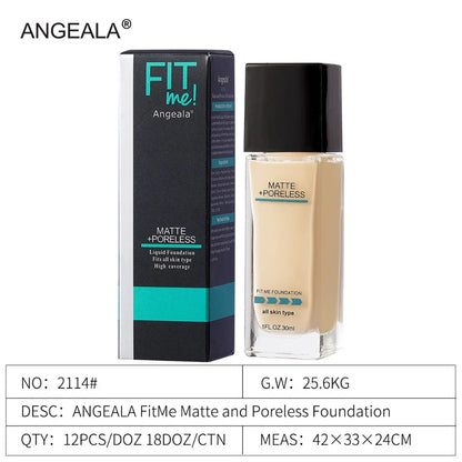 Professional Full Coverage Liquid Foundation Long Lasting BB Cream Makeup Base Waterproof Concealer Face Foundation