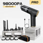 CENRR AirForce Pro 98000PA Kabelloser Handstaubsauger – Starke Saugleistung, Druckluftfunktion, kompakt und tragbar für Auto, Zuhause und Büro