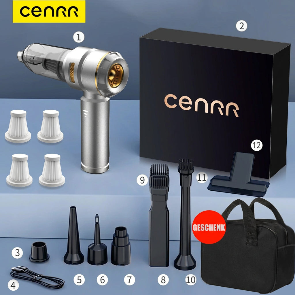 CENRR 998000PA Car Vacuum Cleaner Powerful Portable HandHeld Vacuum Cleaner For Car Wireless Cleaner Robot Car Accessories www.alshaheen.shop