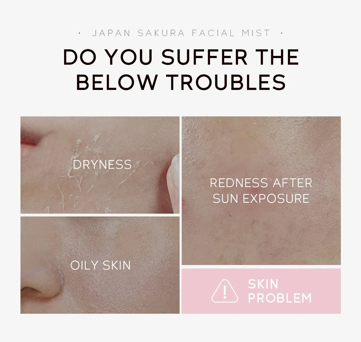 LAIKOU Sakura Toner Hydrating Moisturize Gentle Repair Brightening Skin Improve Glow Serum Toner Spray 100ml