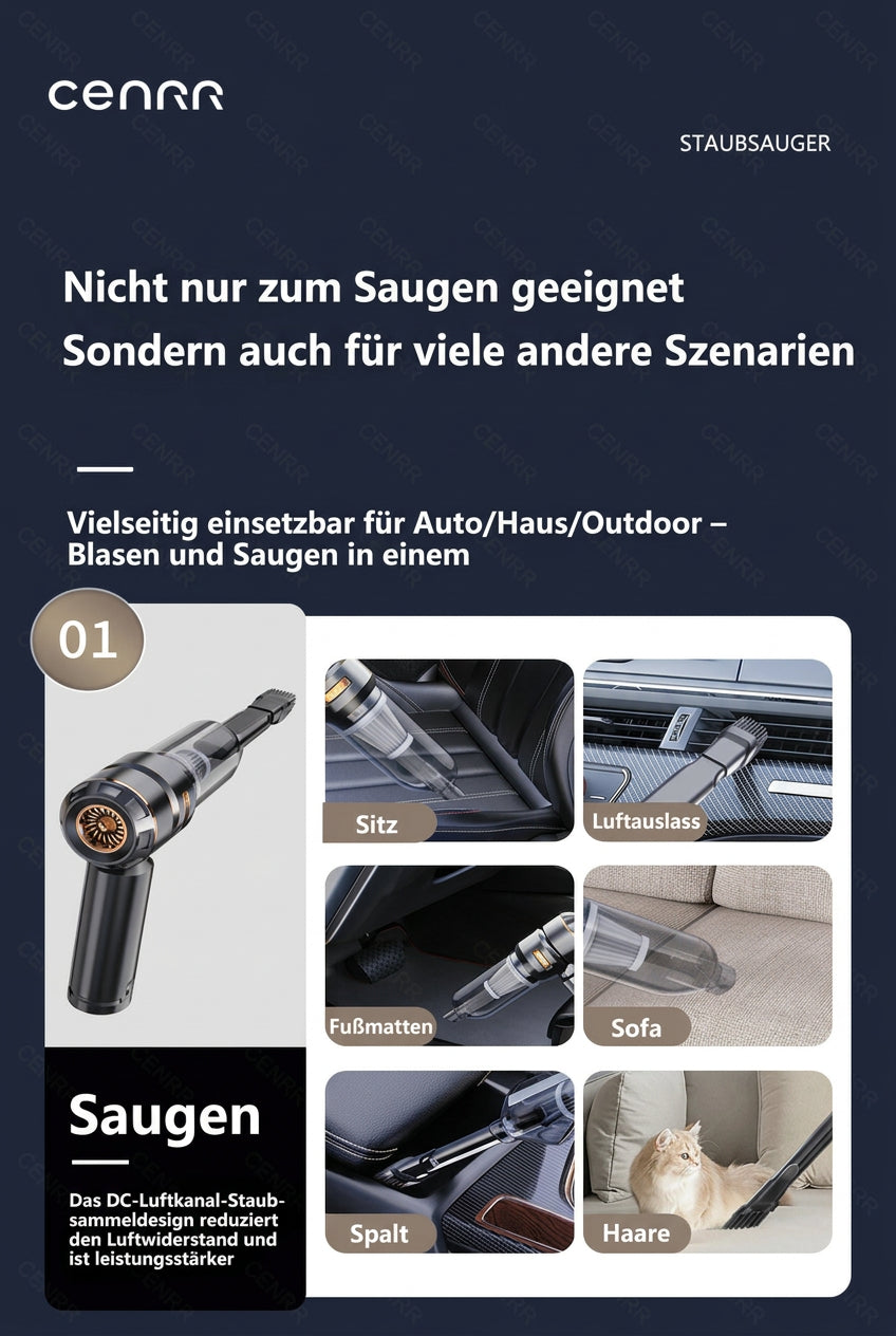 CENRR 998000PA Car Vacuum Cleaner Powerful Portable HandHeld Vacuum Cleaner For Car Wireless Cleaner Robot Car Accessories www.alshaheen.shop