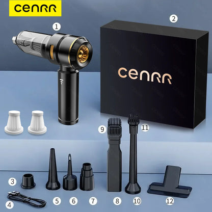 CENRR 998000PA Car Vacuum Cleaner Powerful Portable HandHeld Vacuum Cleaner For Car Wireless Cleaner Robot Car Accessories www.alshaheen.shop
