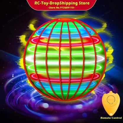 Spinning Ball Black Technology Flying Ball Magic LED Light Spinning Ball Stress-relieving Toy Children's Christmas Gift
