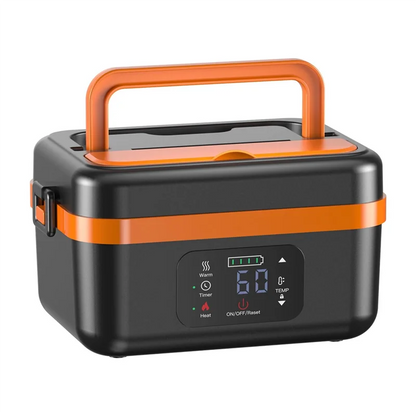 N02R-Self-Heating Cordless Electric Lunch Box Food Warmer Rechargeable 16000Mah Battery,For Office Travel Car For Work